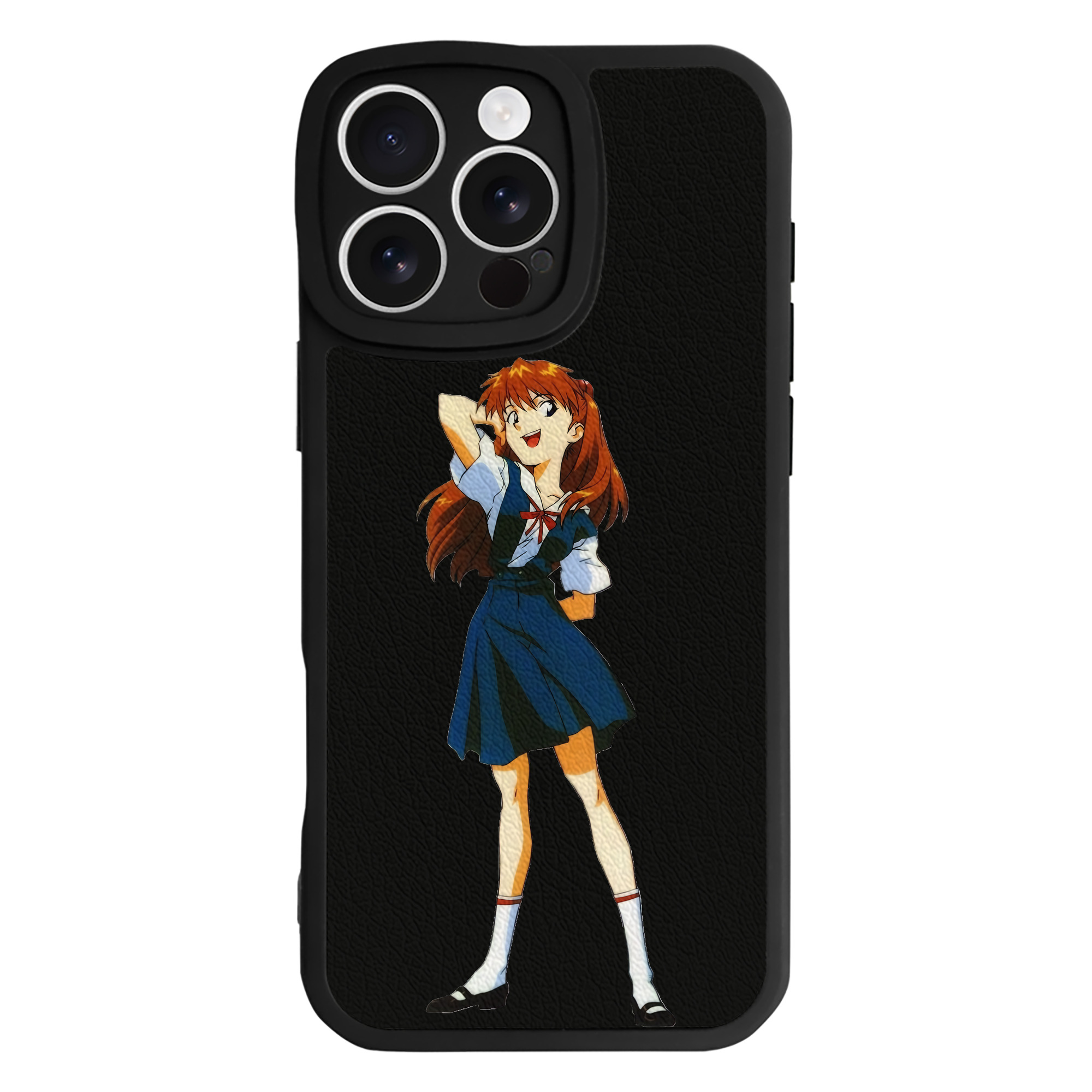 （画像用） EVA 新世紀エヴァンゲリオン 【iPhone 16シリーズ対応】シリコンスマホケース（レザー調） 材質：シリコン